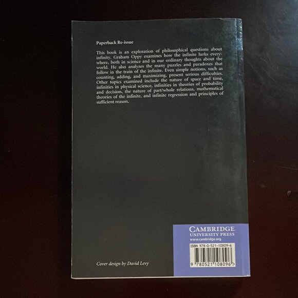 Philosophical Perspectives on Infinity - Oppy, Graham - Picture 2 of 3